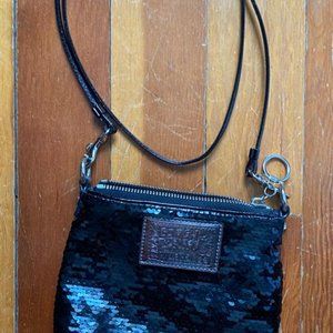 Sequin Coach Crossbody